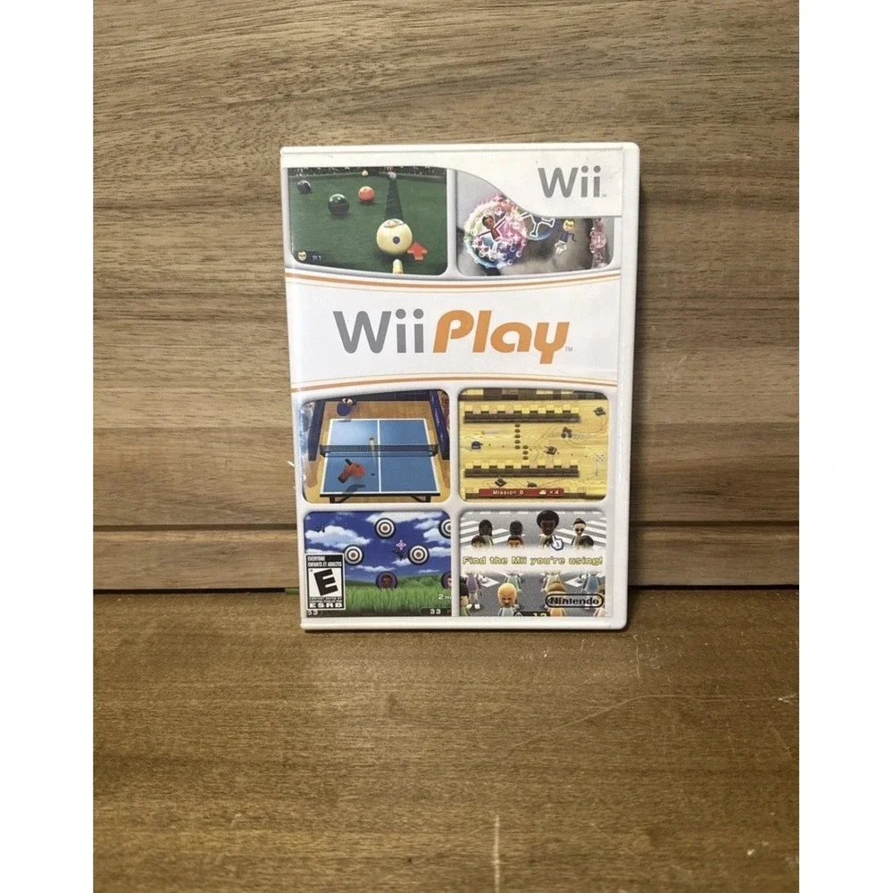Nintendo Wii Play Game CIB with Manual and Case RVL-P-RHAE-USZ